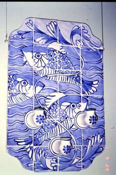 BW Fish Wall Panel