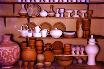 Bisqueware shelves