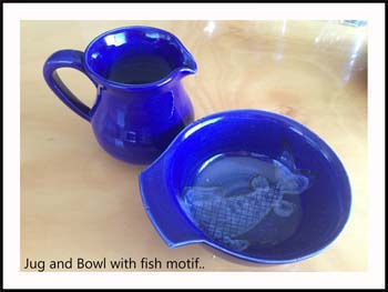 Blue Jug & Bowl