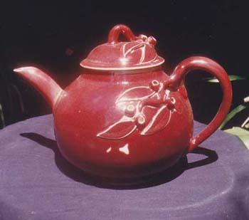 Copper Red Teapot