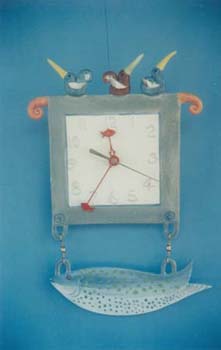 Funky wall clock