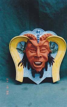 Gargoyle Face Plaque (2)