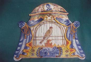 Majolica Wall Plaque