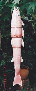 Pink Fish Windchime