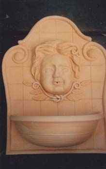 Terra Cotta Wall Fountain (2)