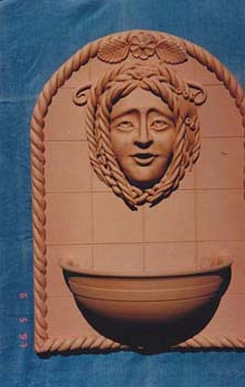 Terra Cotta Wall Fountain (4)